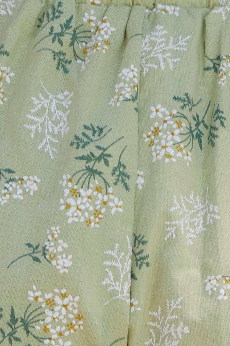 Print Crop Bralette Sleeveless