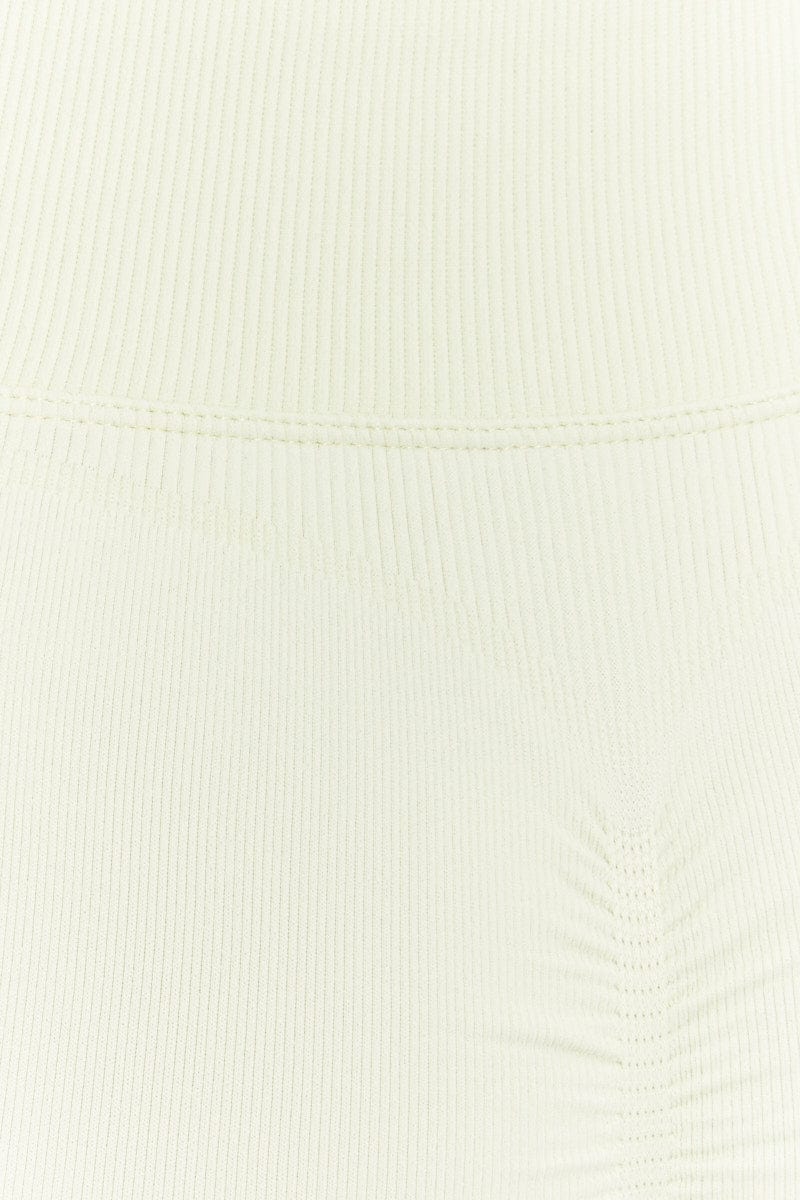 Green Seamless Halter Top And Bike Shorts Activewear Set