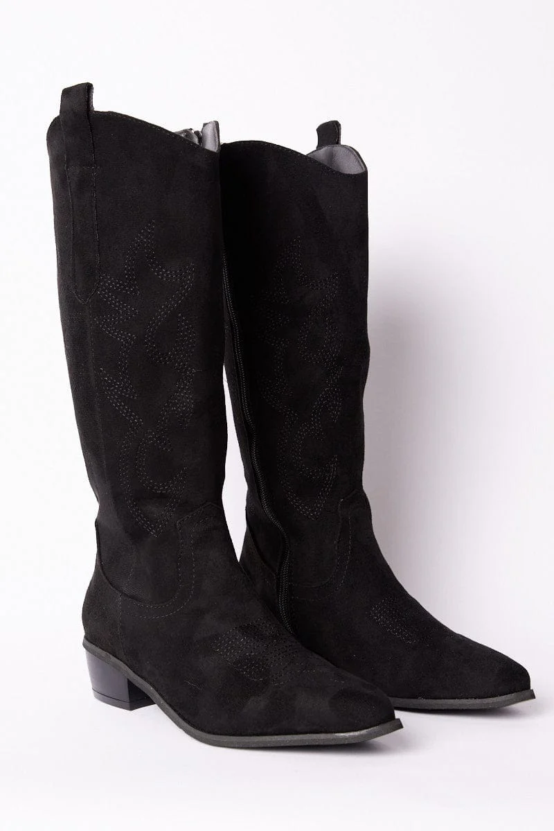 Black Western Boots