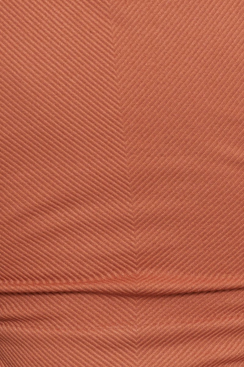 Tan Tank Top Sleeveless Crew Neck Seamless