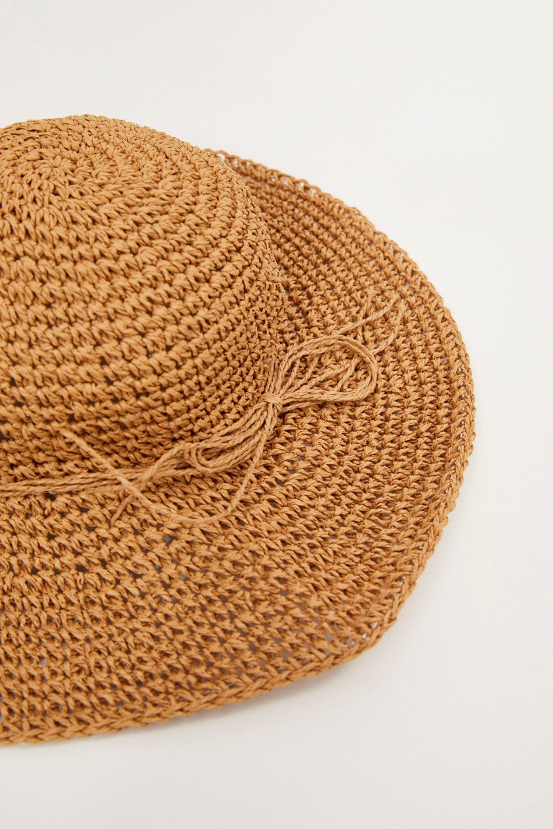 Beige Straw Hat
