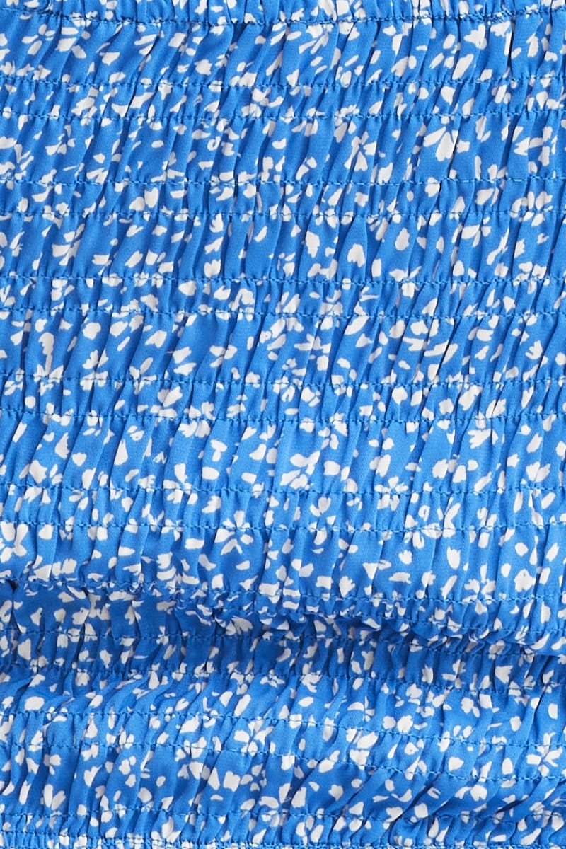 Print Crop Top Short Sleeve