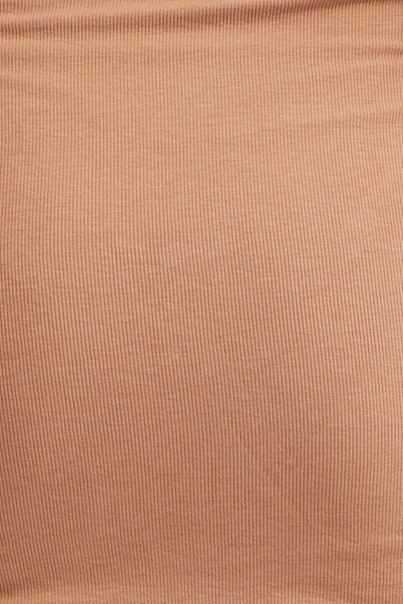 Beige Tie Back Dress Long Sleeve Mini