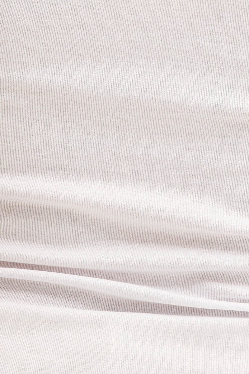 White Sleeveless Top Scoop Neck