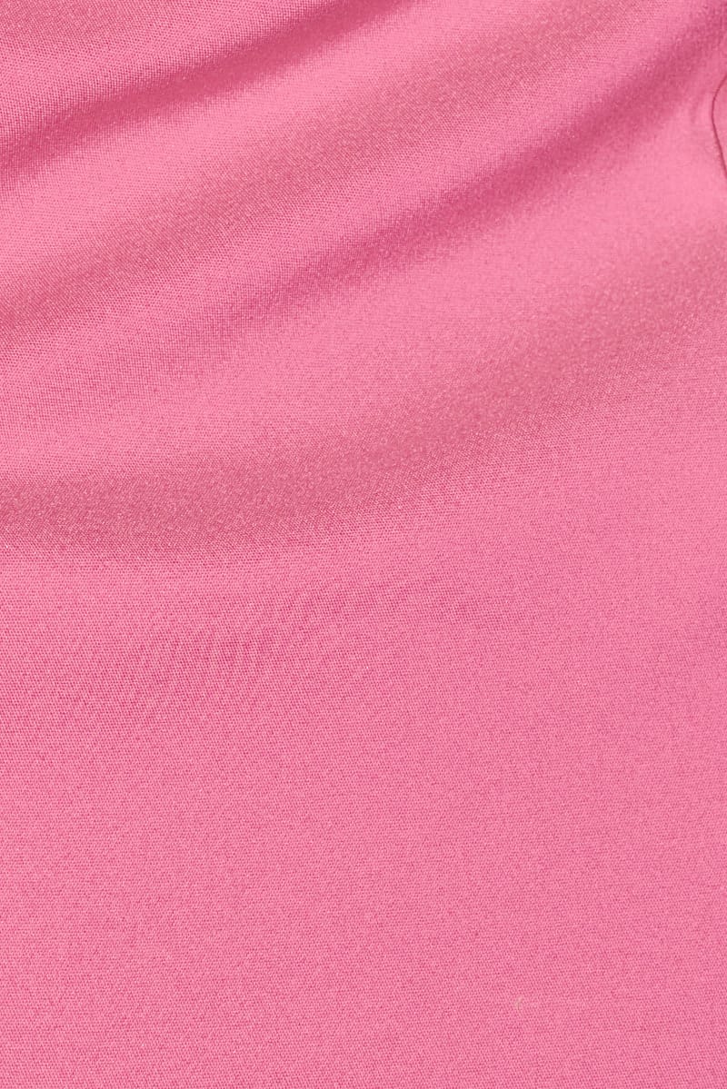 Pink Bodycon Dress Sleeveless Mini