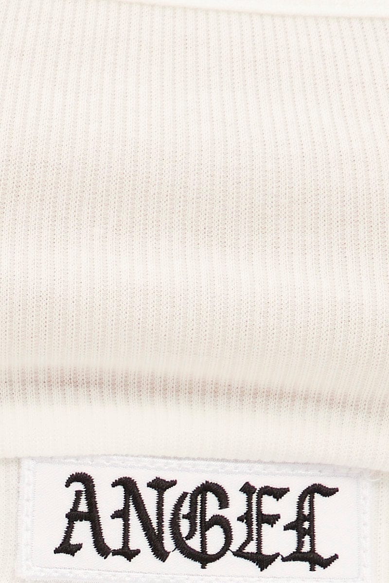 White Singlet Top Sleeveless