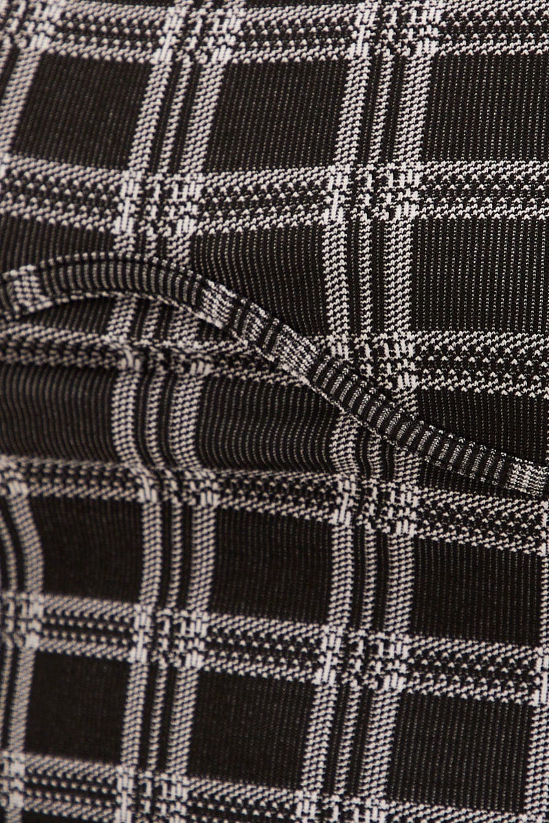 Black Singlet Top Round Neck Seamless