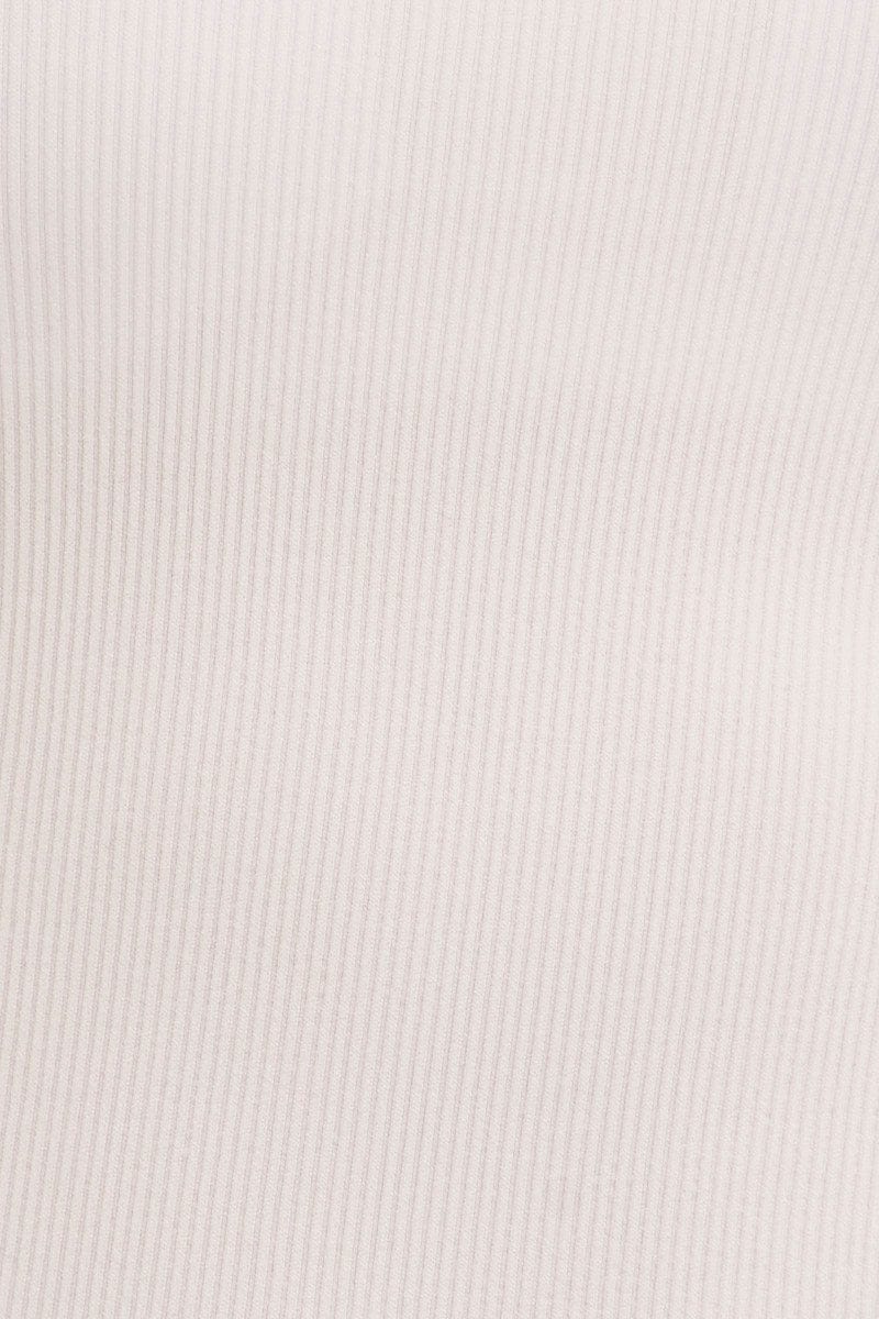 White Seamless Singlet Top