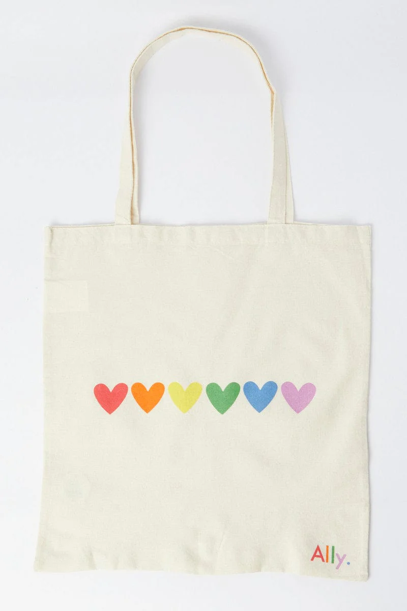 Green Print Pride Printed Tote Bag
