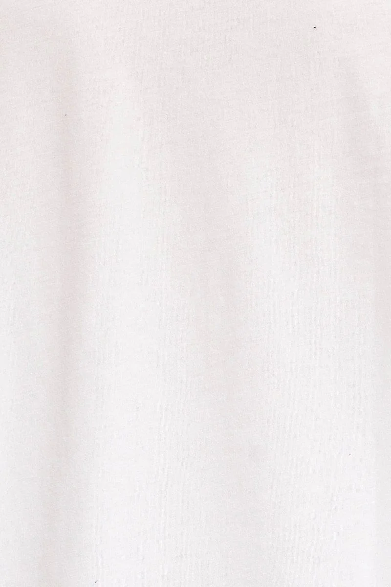 White T Shirt Short Sleeve