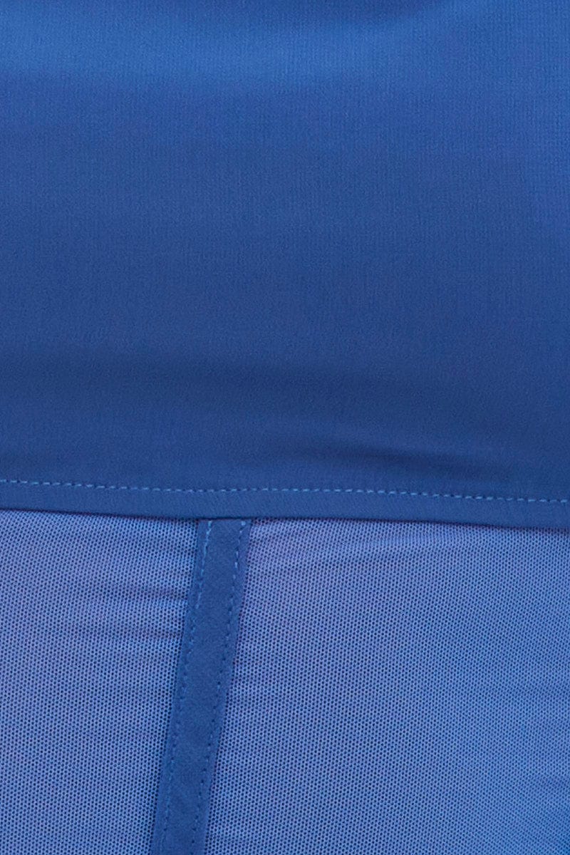 Blue Sleeveless Cami Top