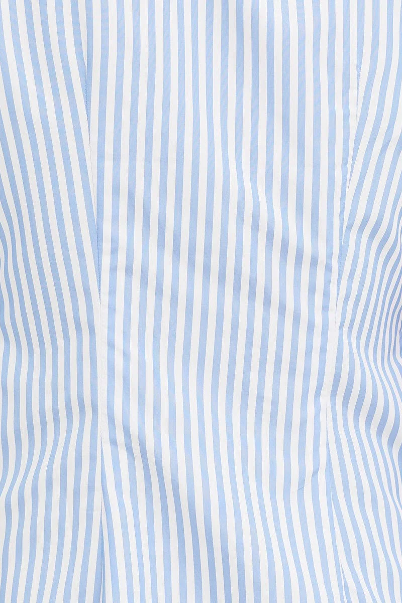 Stripe Shirt Dress Long Sleeve