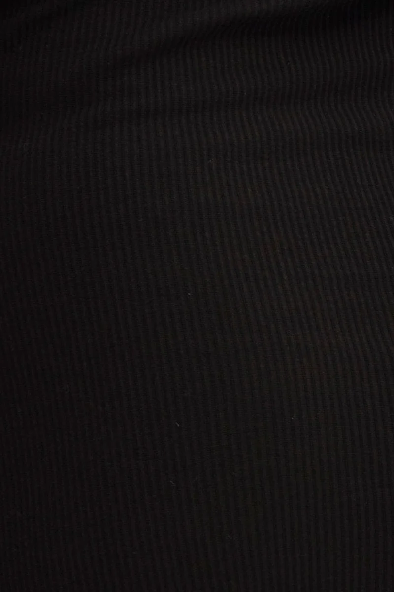 Black Dress Short Sleeve Crew Neck