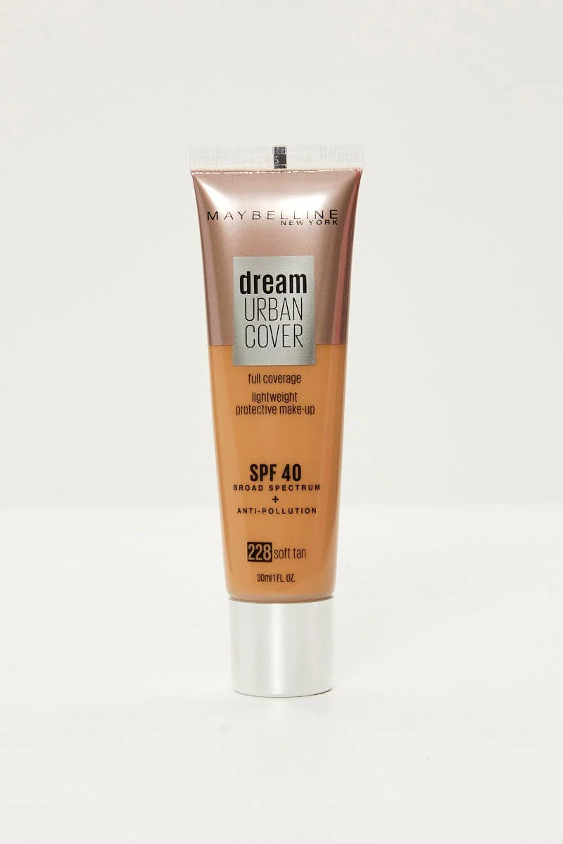 Beige Maybelline Dream Urban Foundation Tan