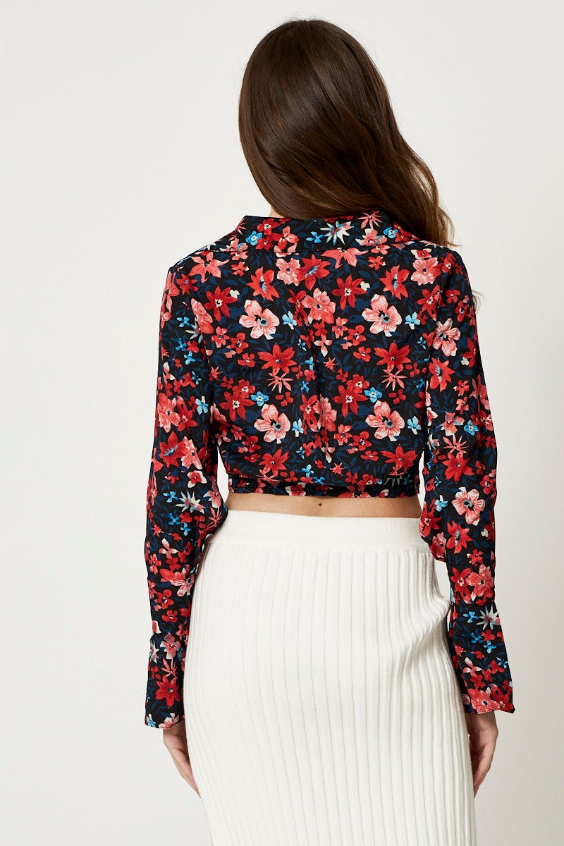 Print Long Sleeve Top