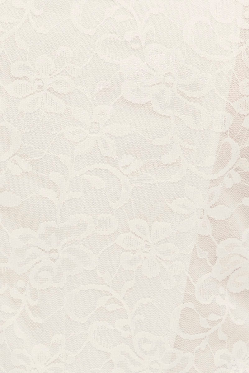 White Lace Corset Sleeveless