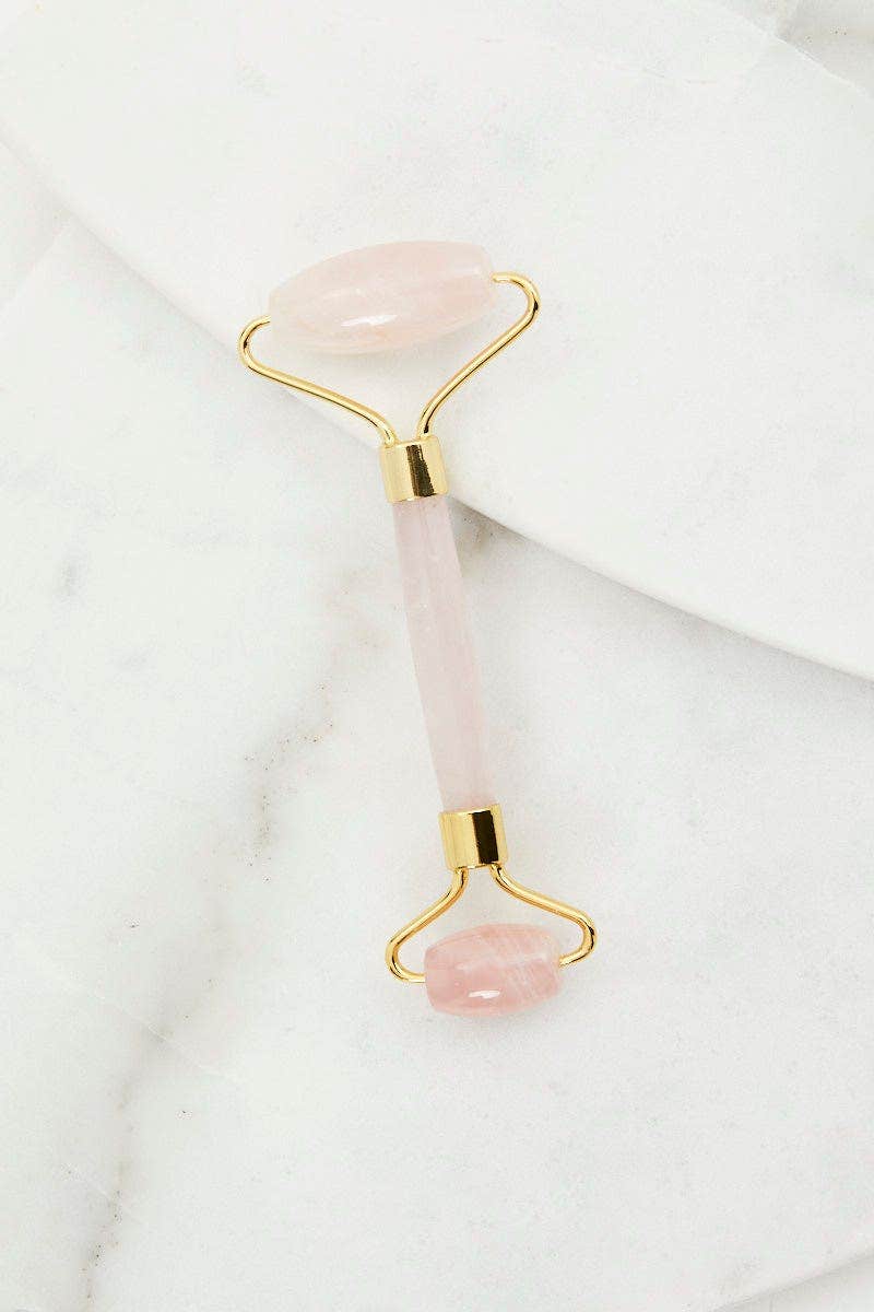 Pink Rose Quartz Facial Massager