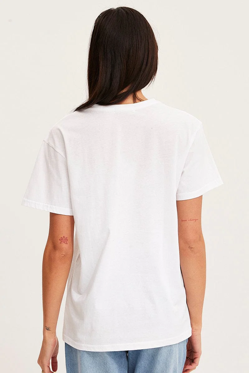 White T Shirt Short Sleeve