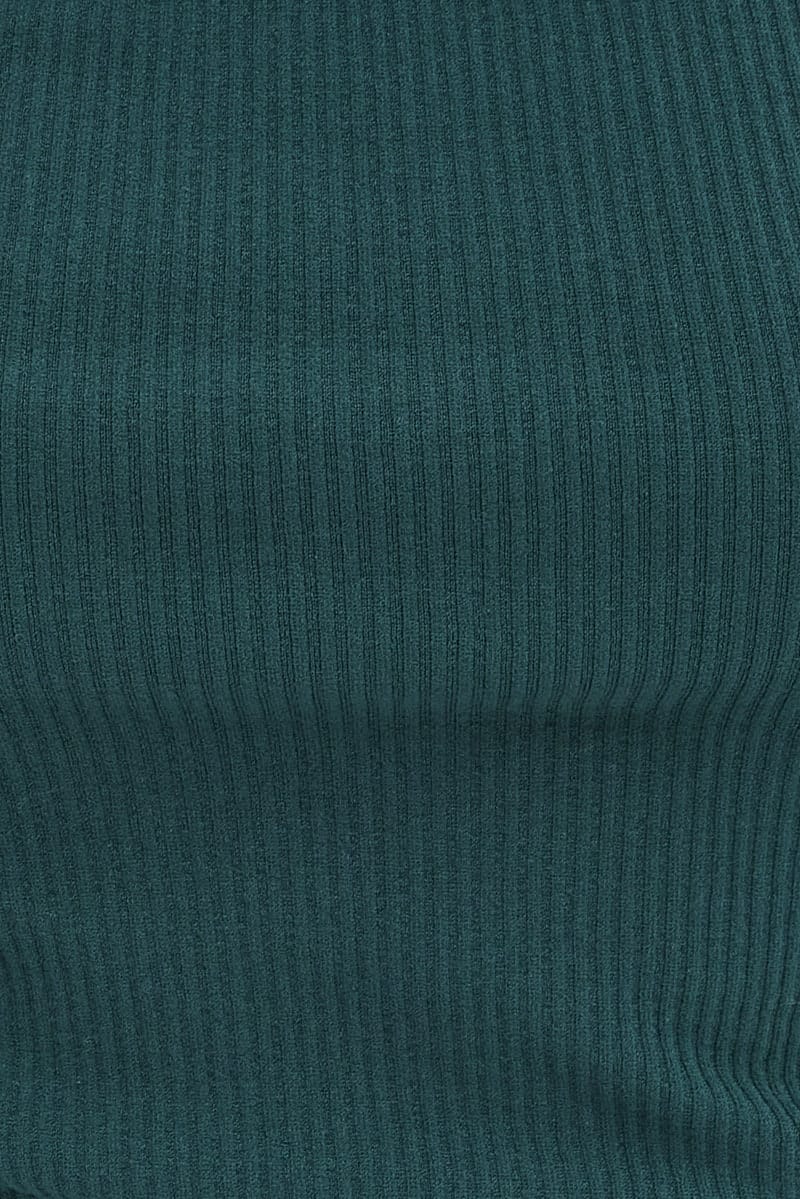 Green Cut out Top Long sleeve Seamless Activewear