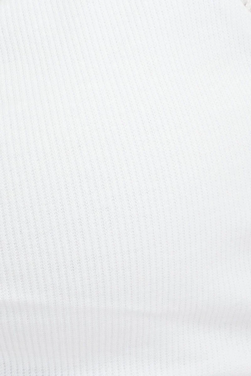 White Bralette Lace trim