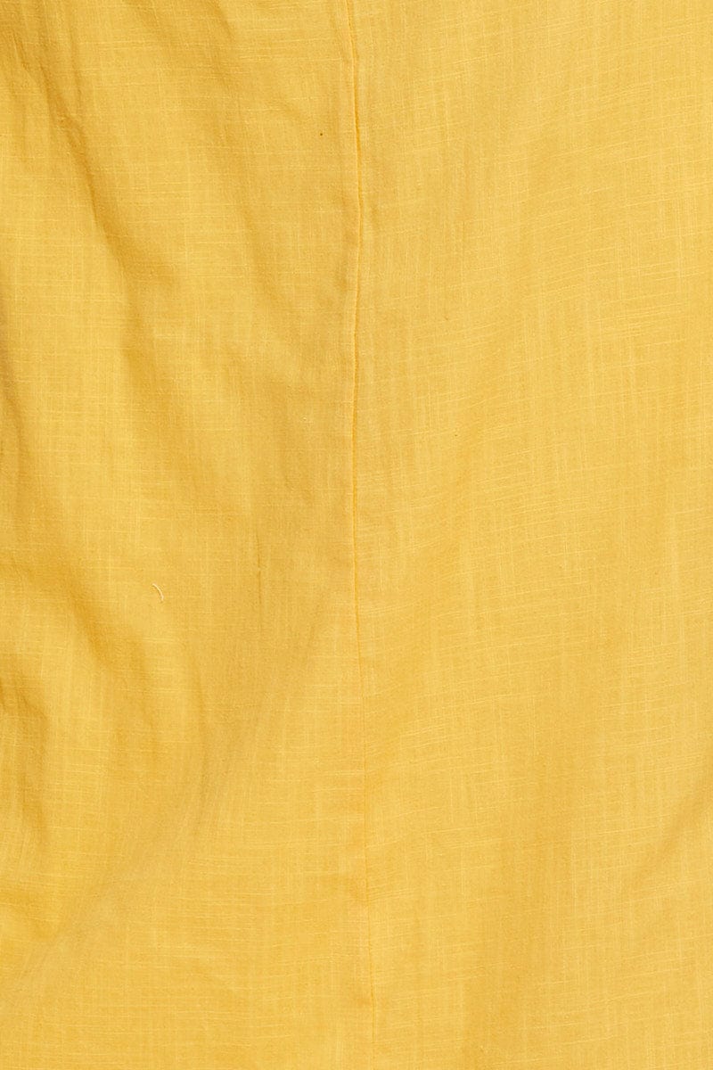 Orange Midi Dress Sleeveless