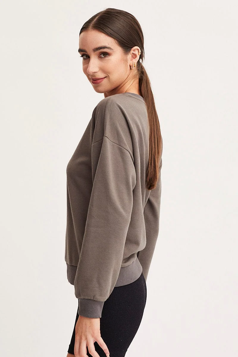 Grey Sweat Oversized