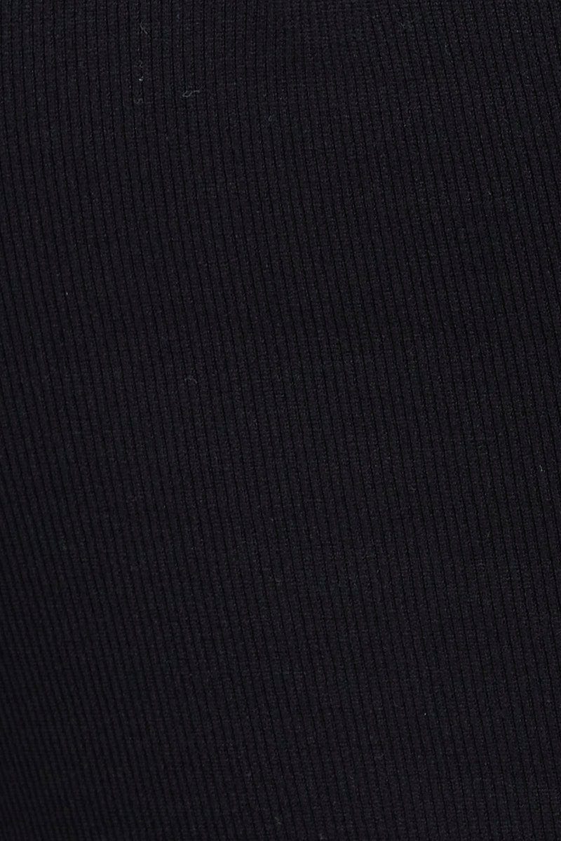 Black Singlet Top Seamless