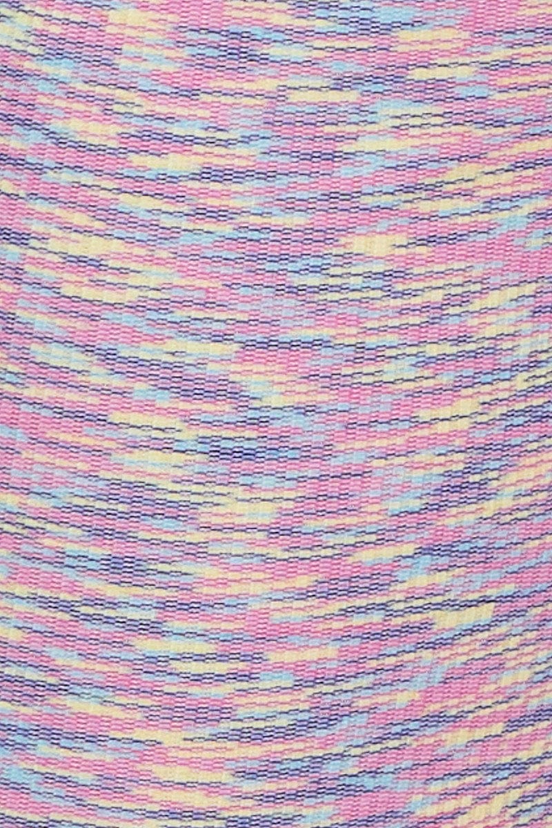 Multi Flare Pants Elastic Waist