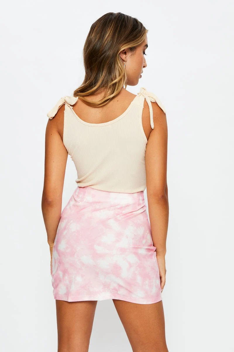 White Tie Shoulder Cami