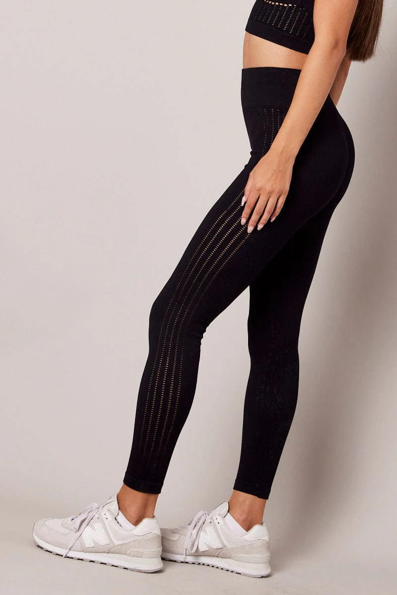 Black Leggings Seamless