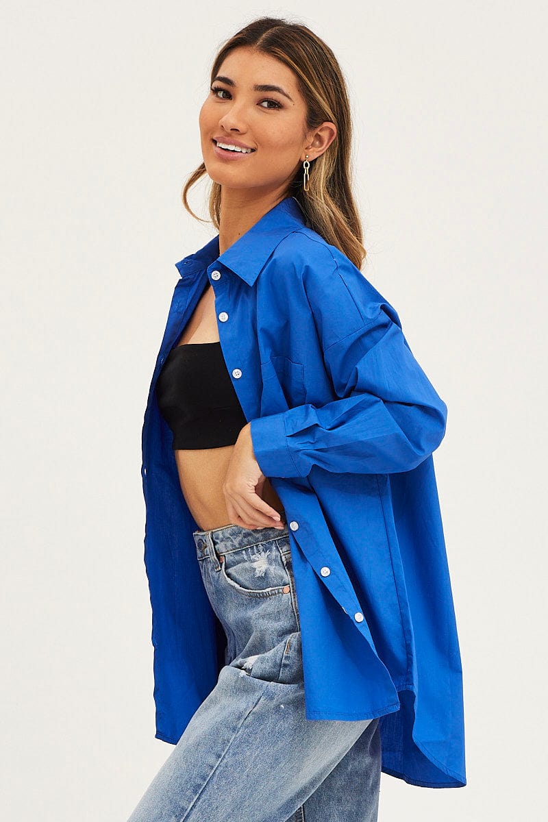 Navy Long Sleeve Shirt