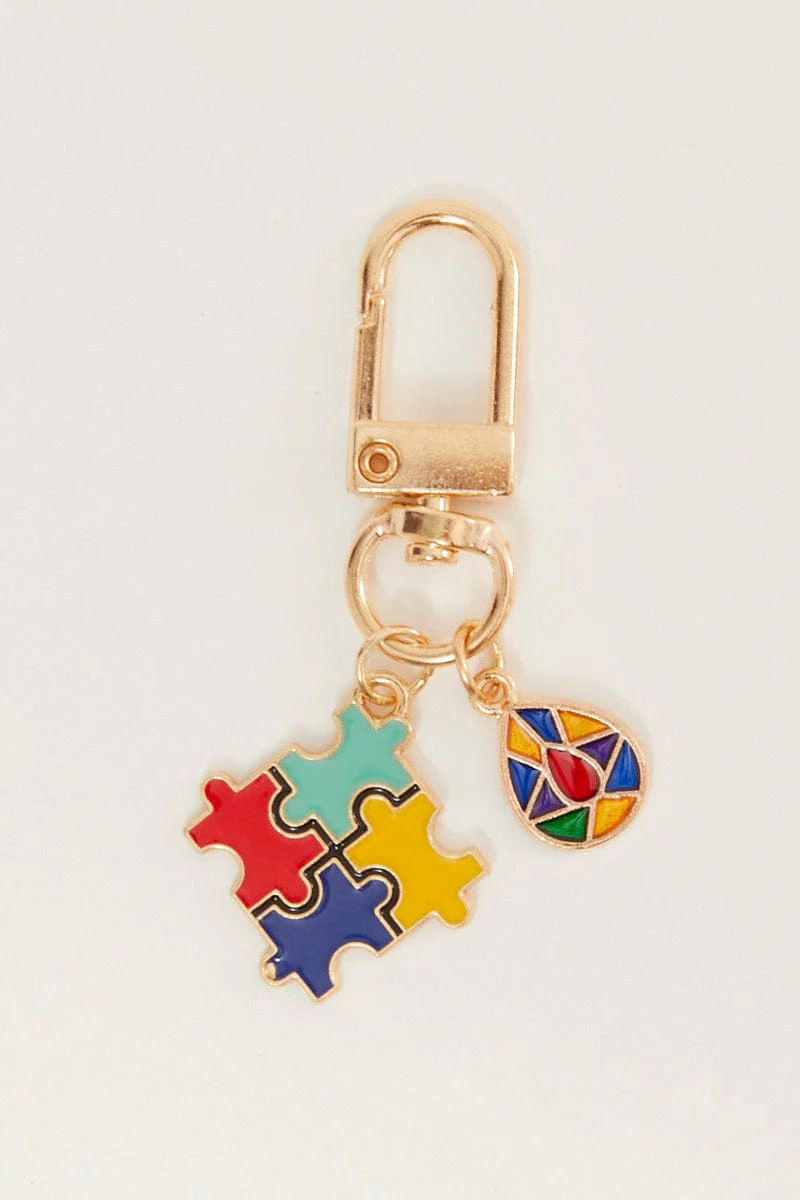 Multi Puzzle Keyring