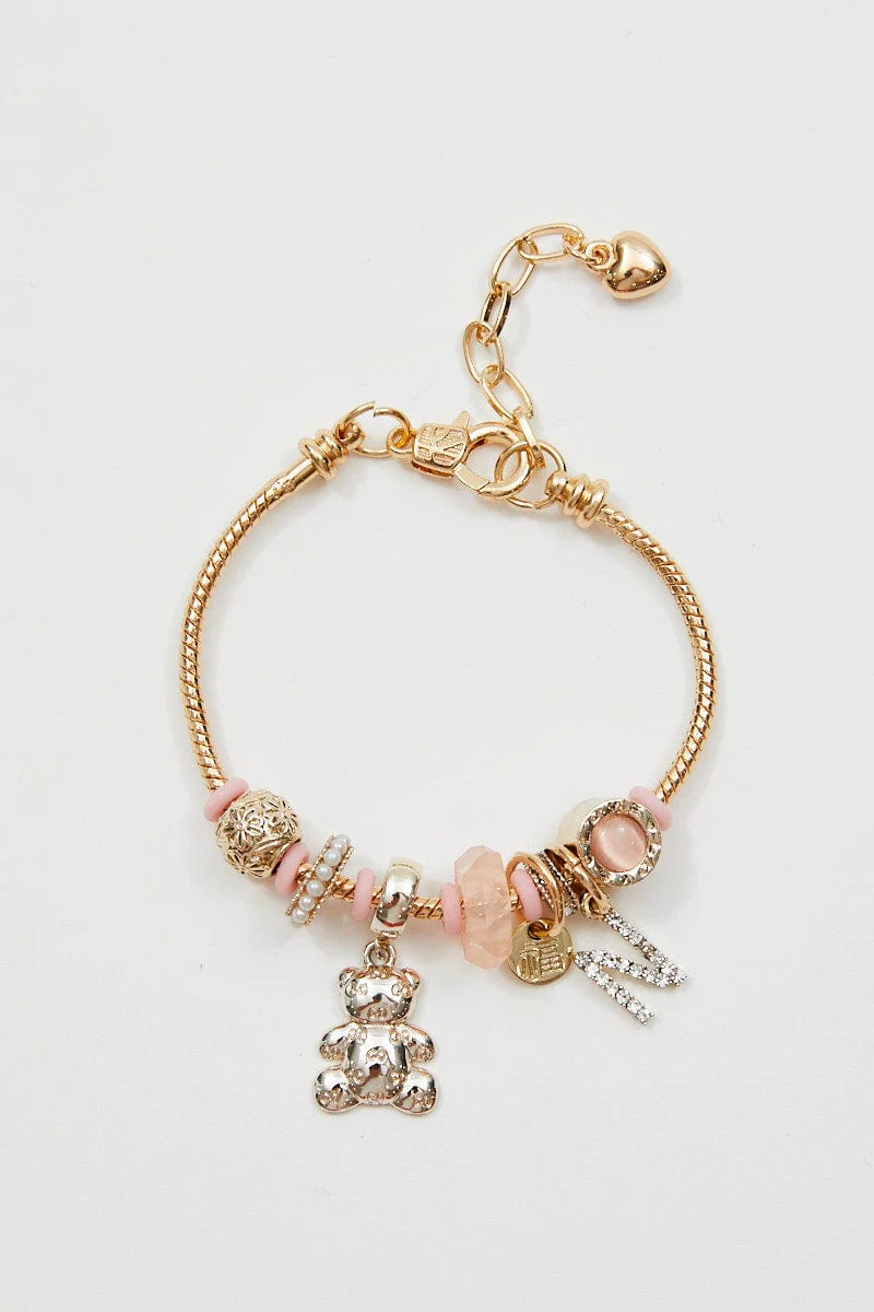 Gold Charm Bracelet
