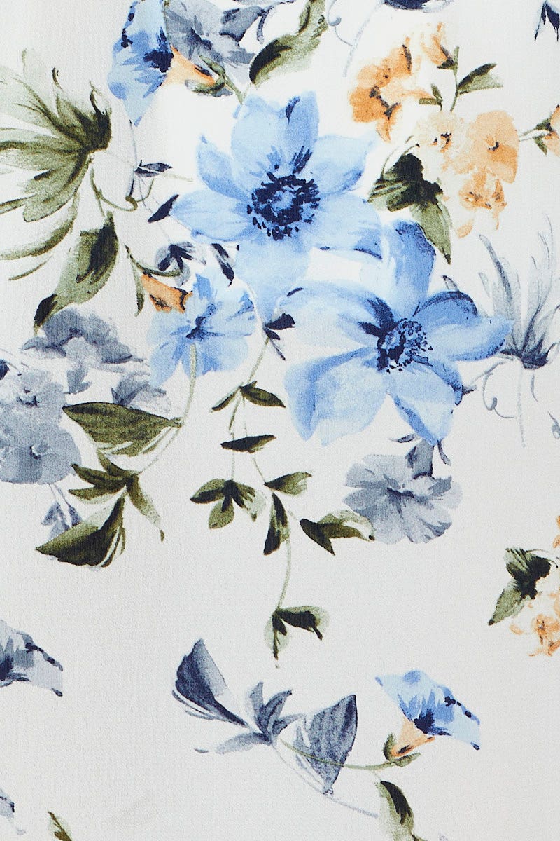 Print Maxi Dress Off Shoulder