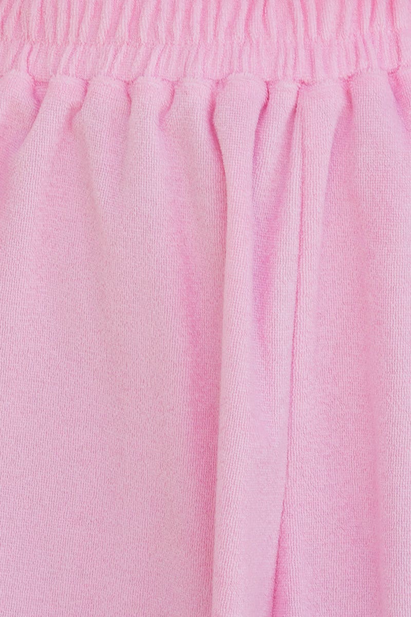 Pink Lounge Shirt Terry