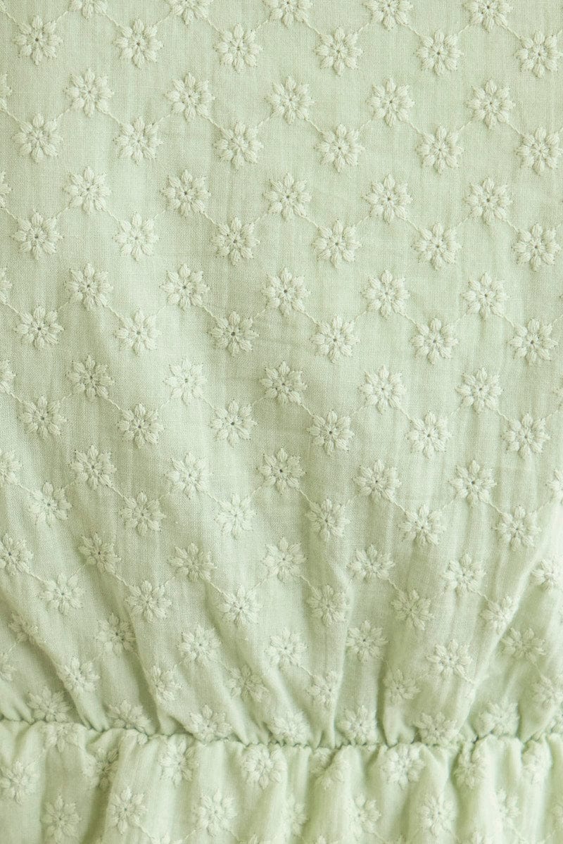 Green Mini Dress Long Sleeve