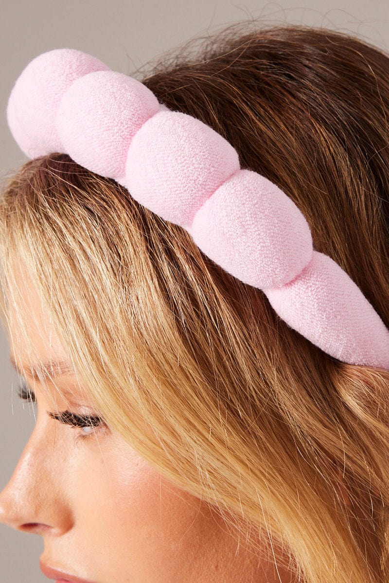 Pink Bubble Beauty Headband