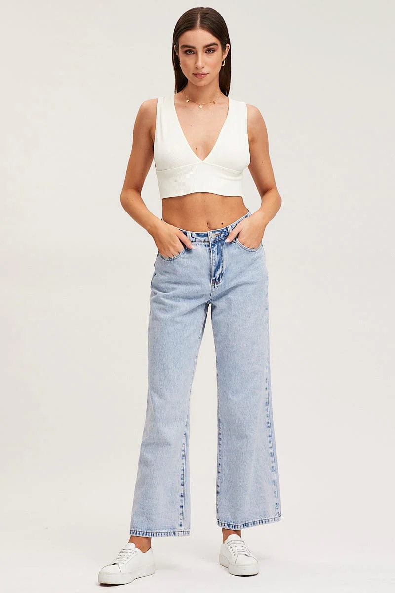 White Tank Top Sleeveless Seamless
