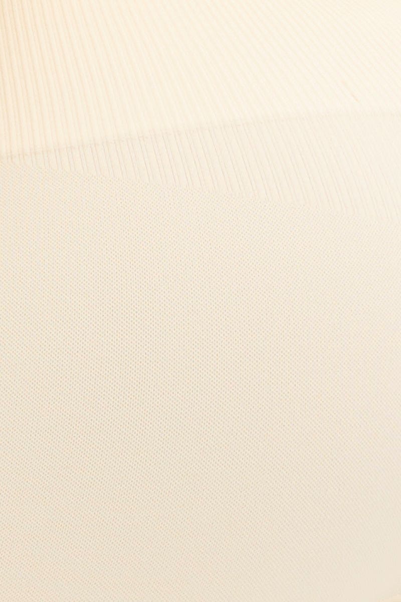 White Seamless Top And Shorts Activewear Set