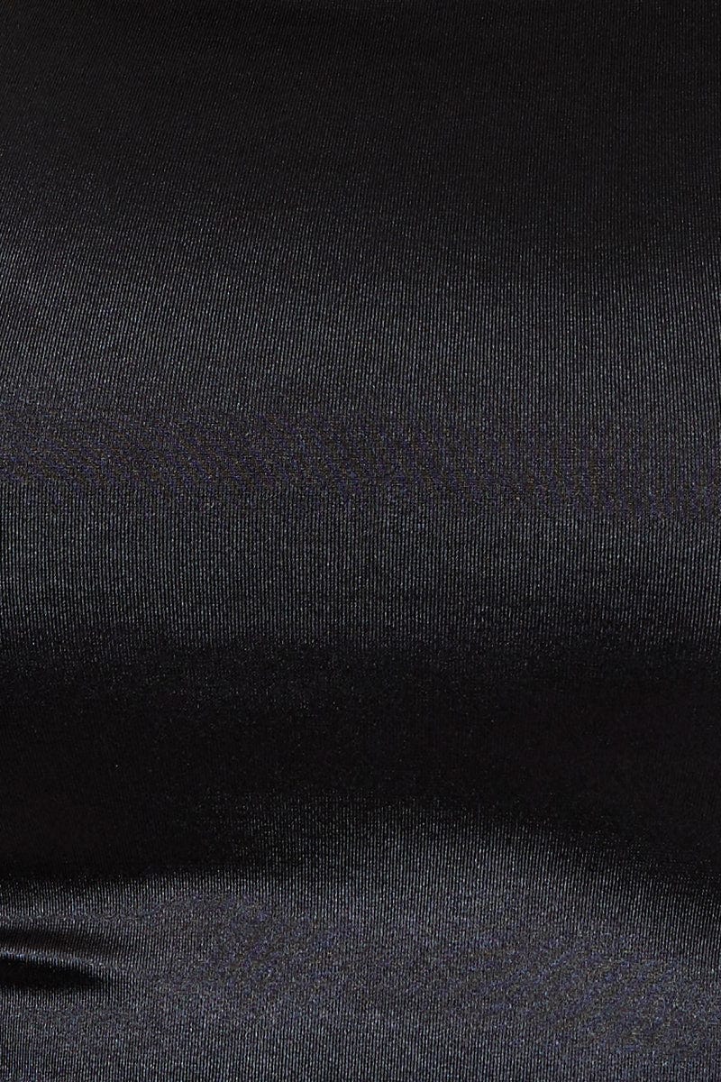 Black Lace Up Top Cami