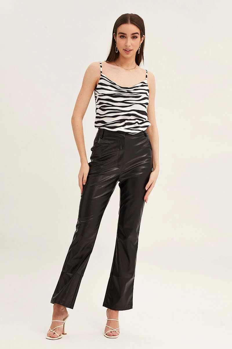 Print Cami Top Sleeveless