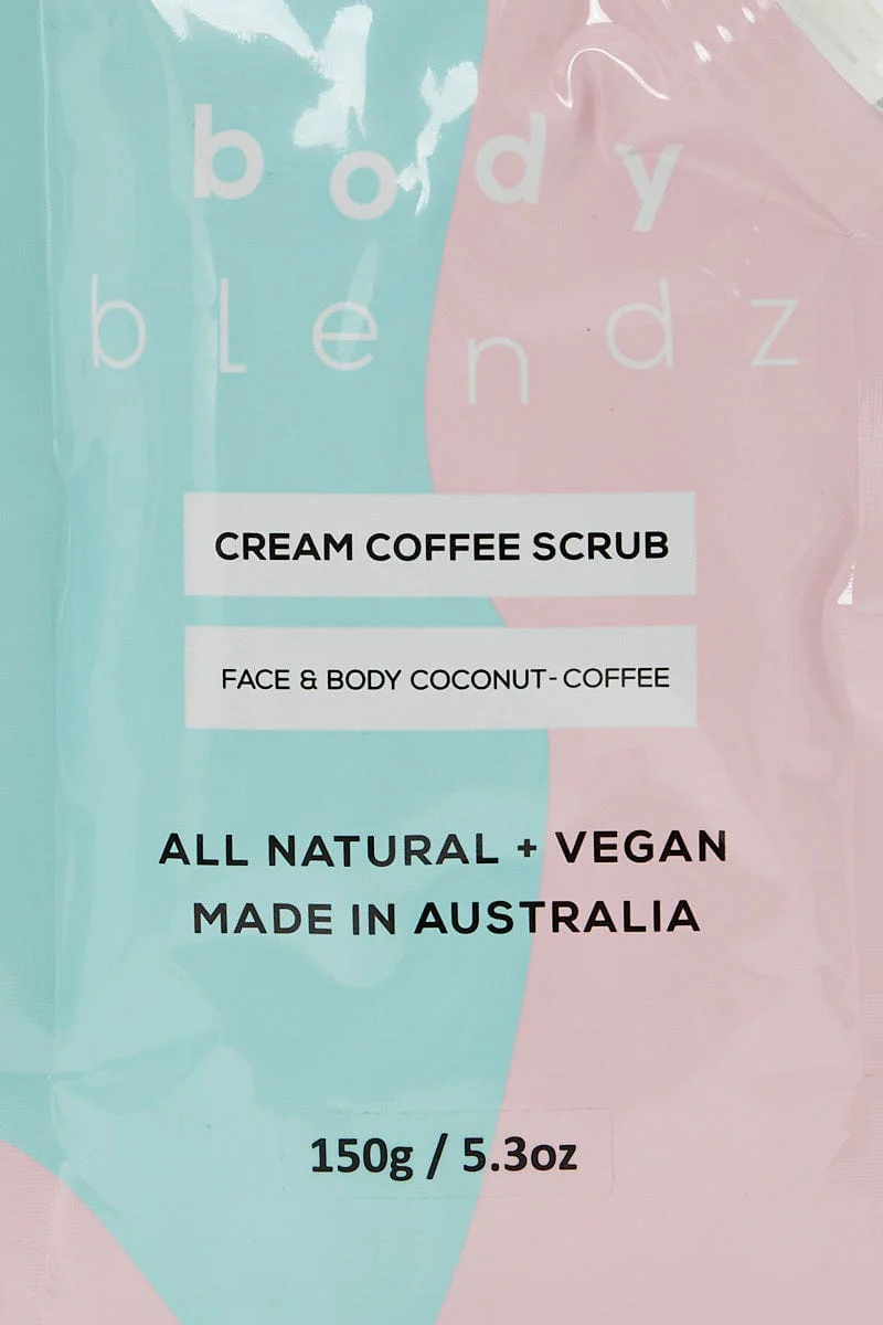 Multi Body Blendz Coconut Coffee Cream Coffee Scrub 150G