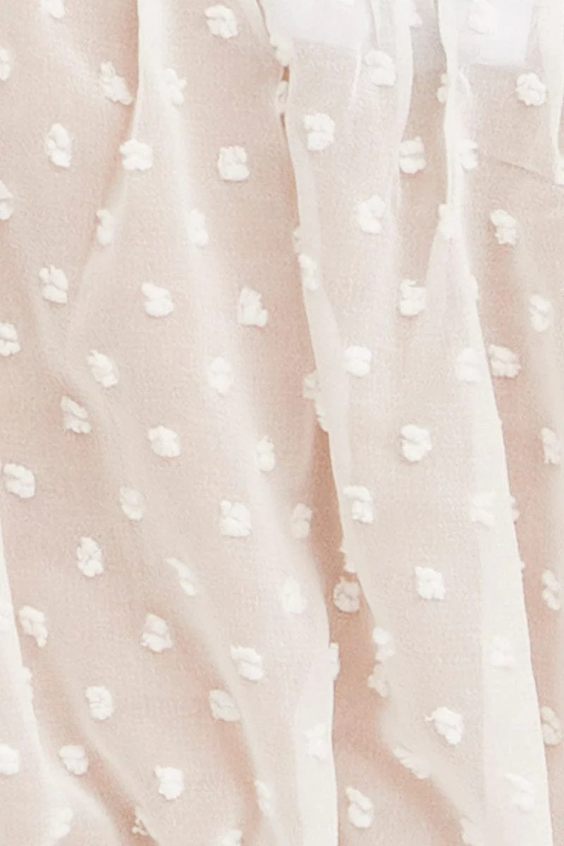 White Crop Top Long Sleeve