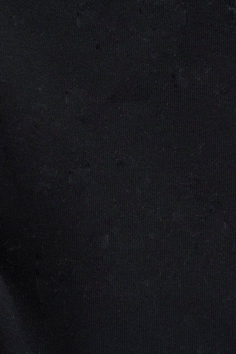 Black Bolero Long Sleeve Crop