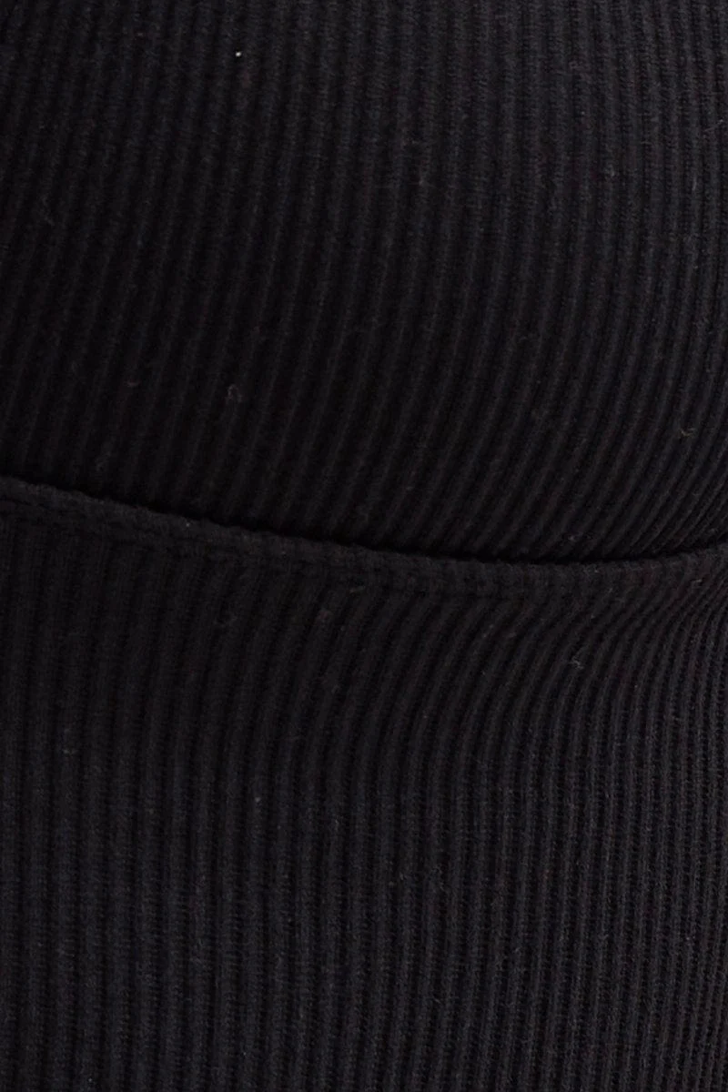 Black Tank Top Sleeveless Seamless