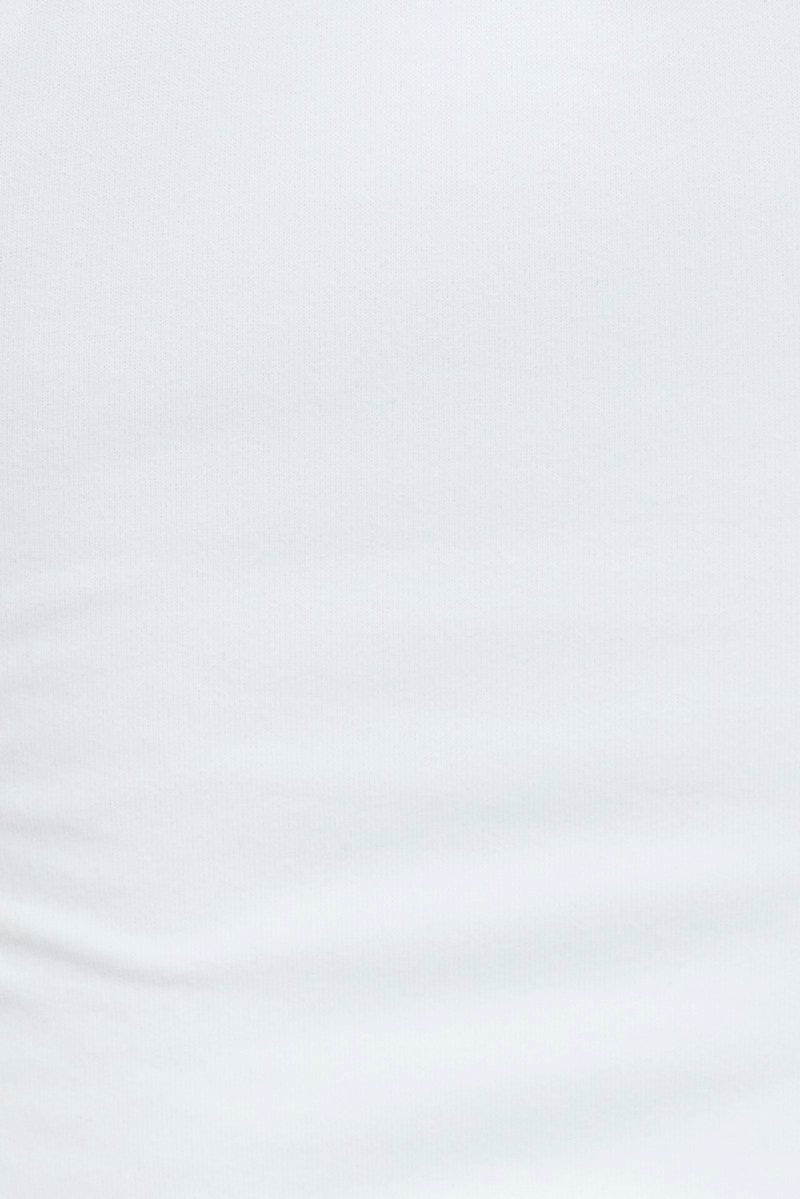 White Bodysuit Short sleeve Crew neck Supersoft