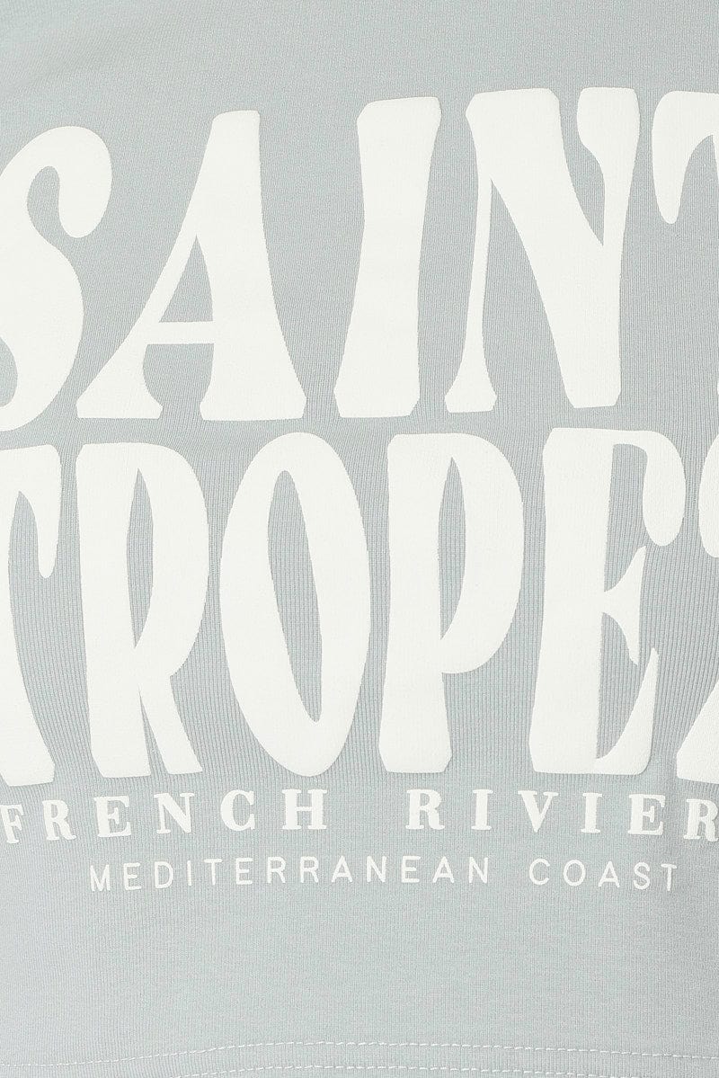 Green Graphic Tee Short Sleeve