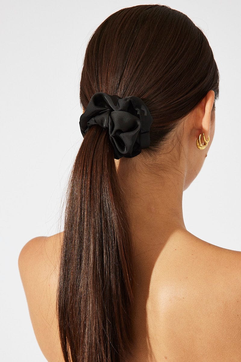 Black Scrunchies