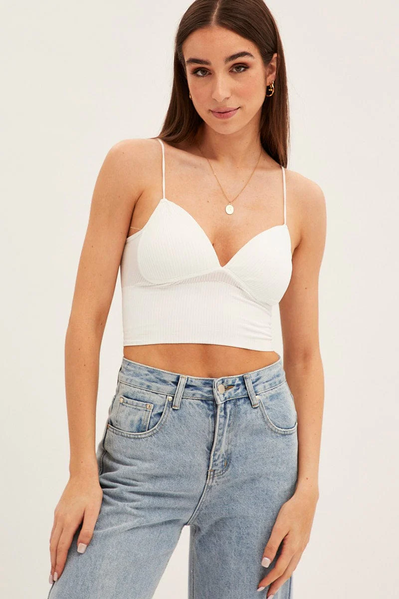 White Bralette Seamless