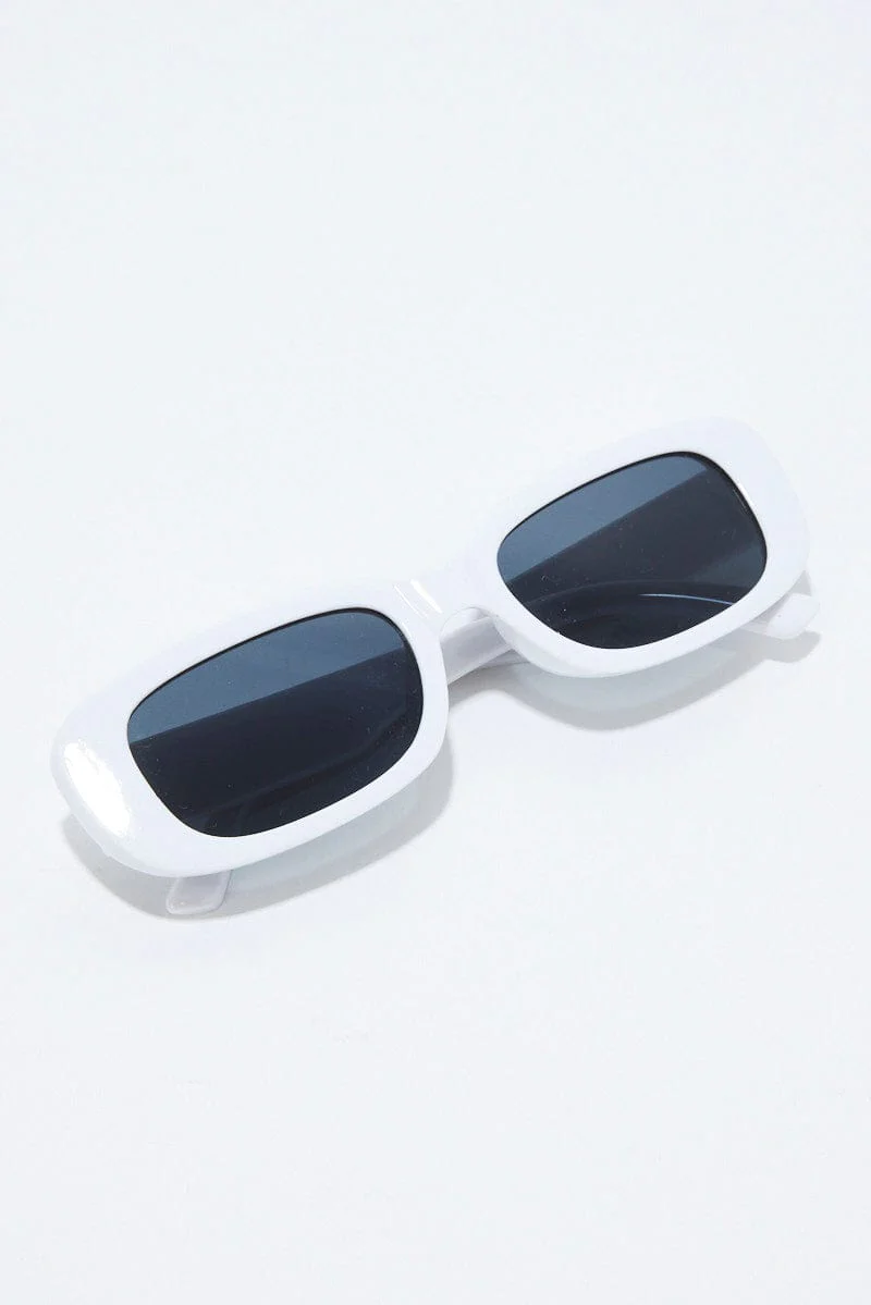 White Fashion Sunglasses